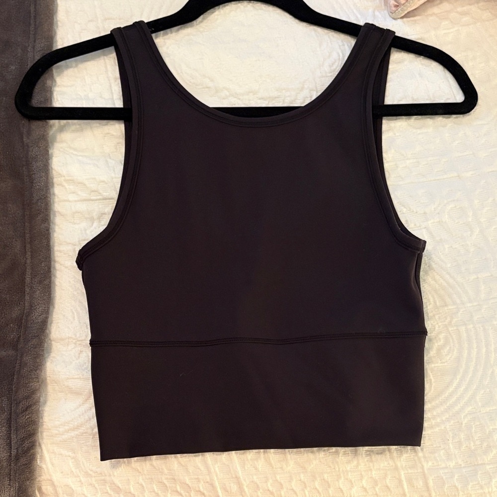 Black Cropped Tank Top lululemon